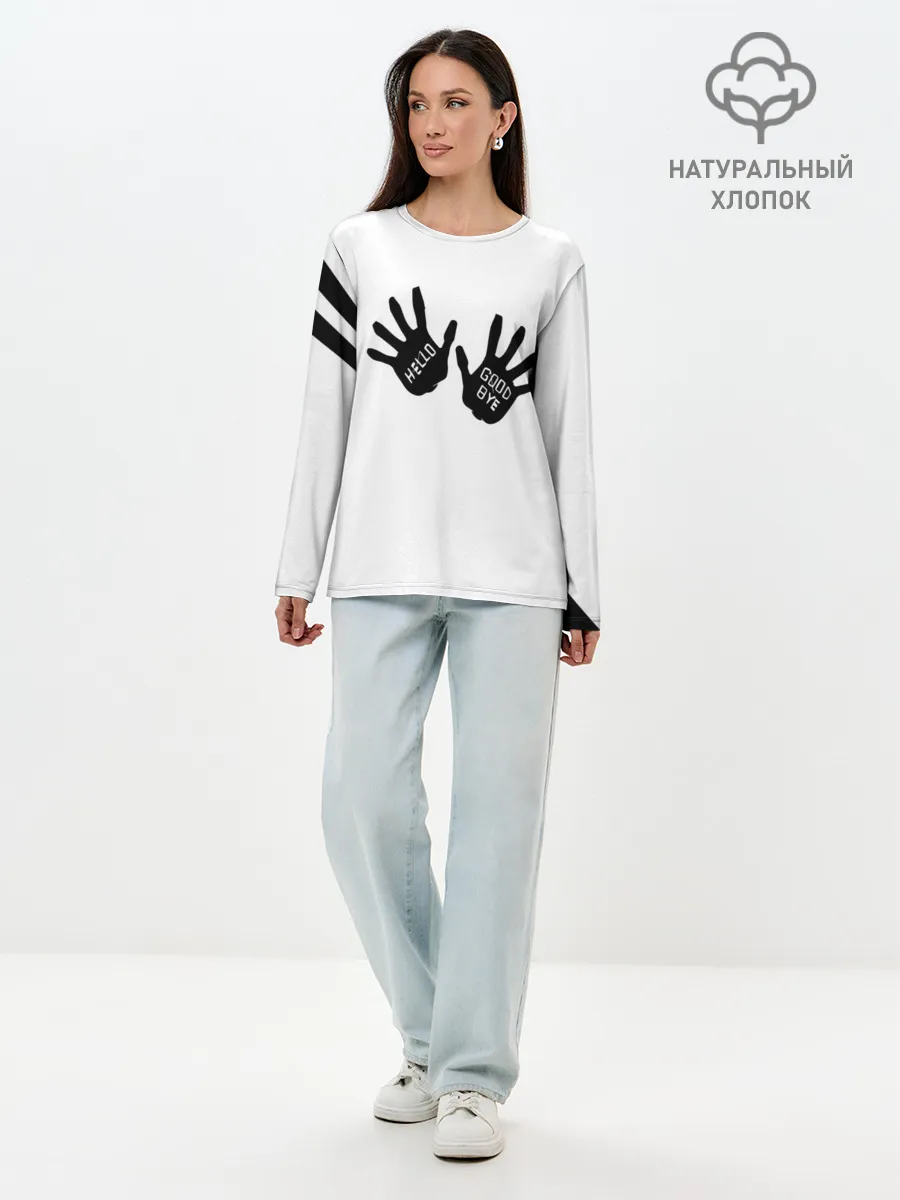 Лонгслив женский. Хлопок / академия амбрелла