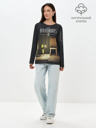 Лонгслив женский. Хлопок / Little Nightmares 2