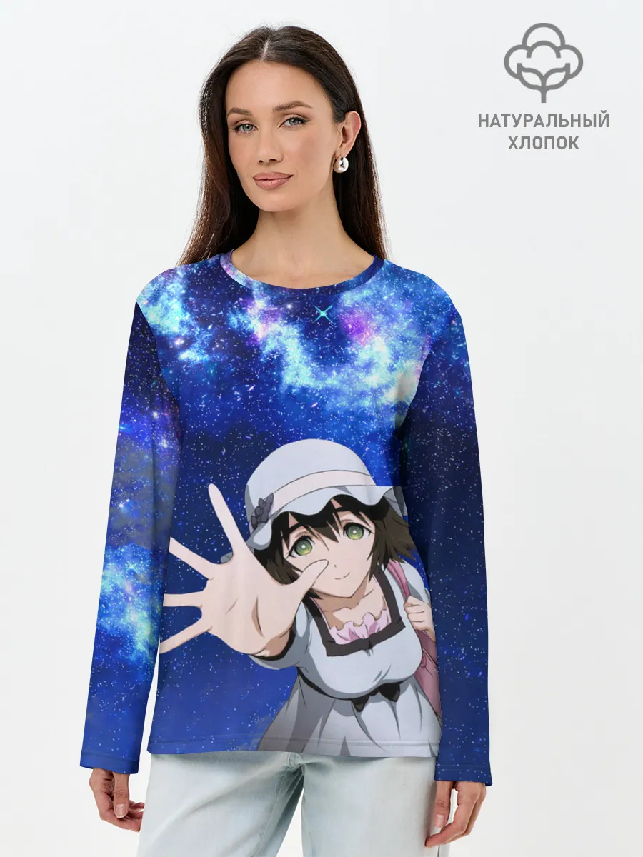 Лонгслив женский. Хлопок / Маюри Шиина