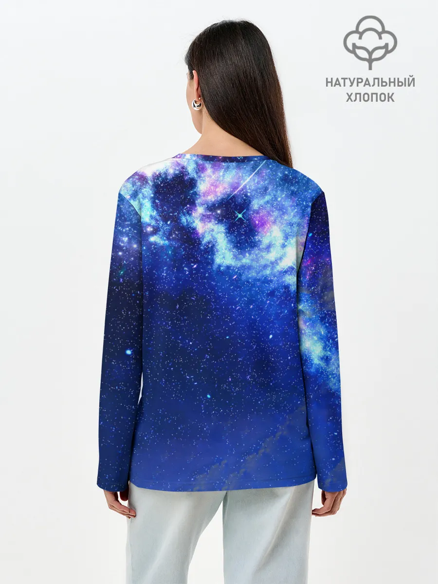 Лонгслив женский. Хлопок / Маюри Шиина