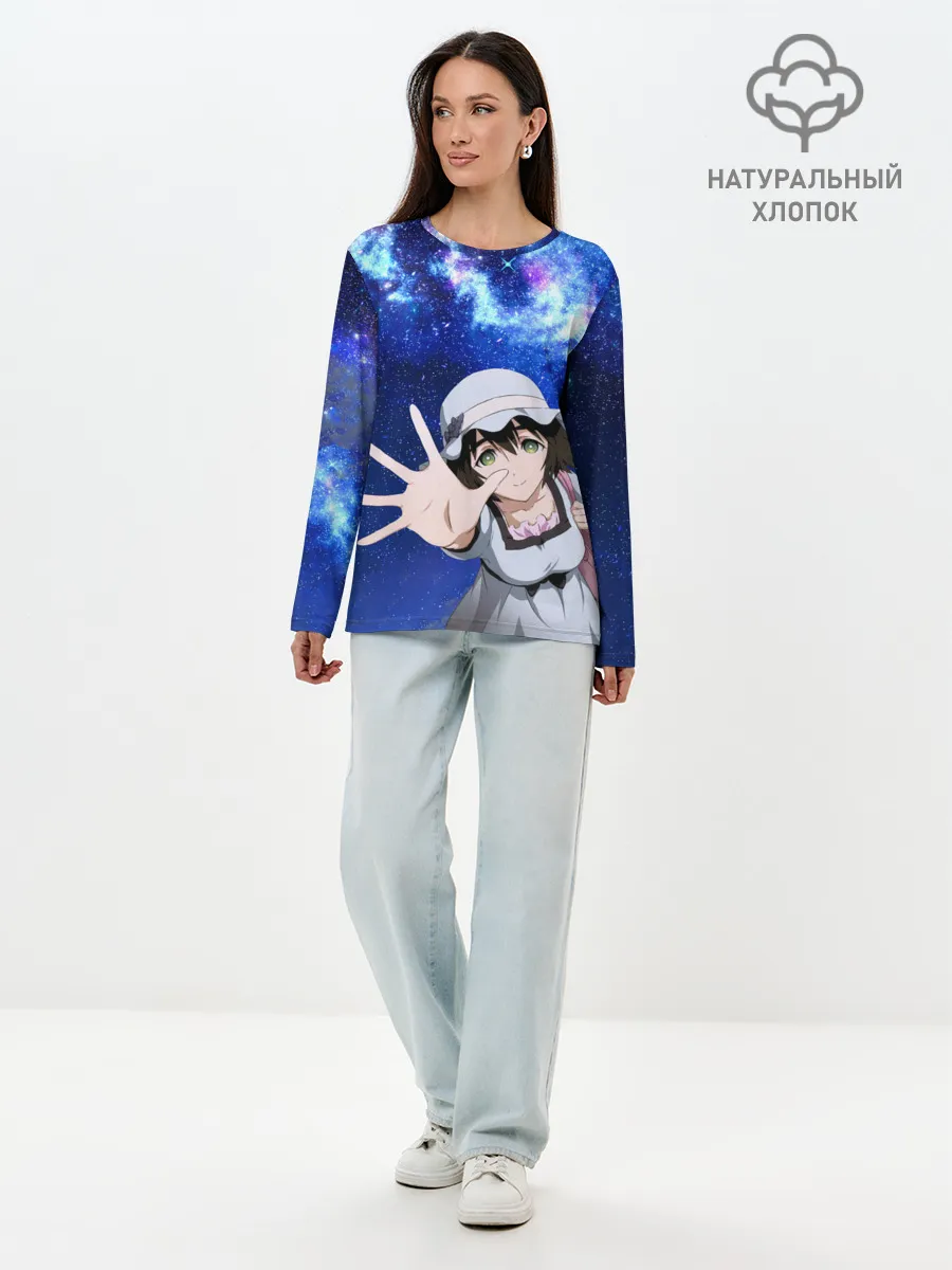 Лонгслив женский. Хлопок / Маюри Шиина