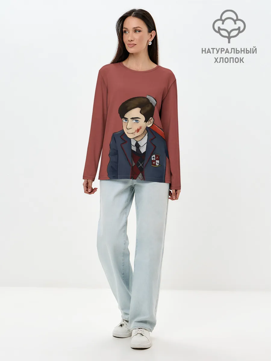 Лонгслив женский. Хлопок / Академия Амбрелла