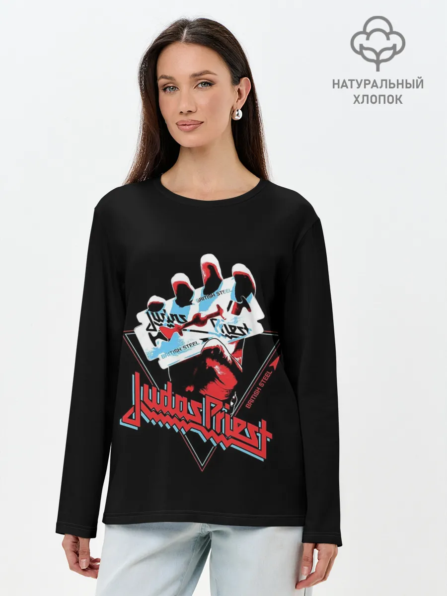 Лонгслив женский. Хлопок / Judas Priest