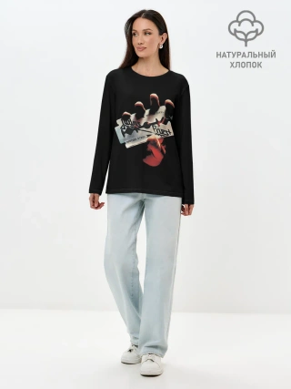 Лонгслив женский. Хлопок / Judas Priest