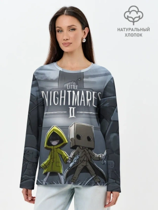 Лонгслив женский. Хлопок / LITTLE NIGHTMARES 2