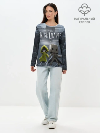 Лонгслив женский. Хлопок / LITTLE NIGHTMARES 2