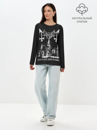 Лонгслив женский. Хлопок / Mayhem