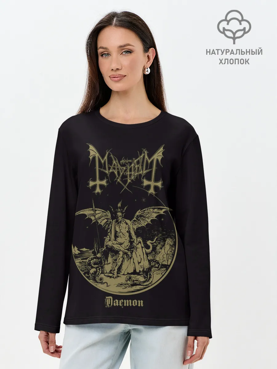 Лонгслив женский. Хлопок / MAYHEM