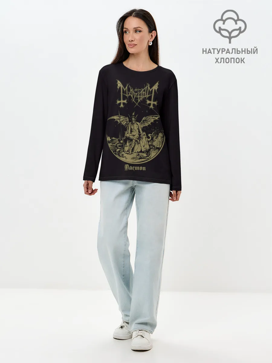 Лонгслив женский. Хлопок / MAYHEM