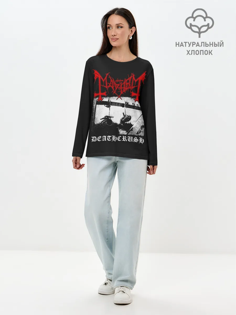 Лонгслив женский. Хлопок / Mayhem