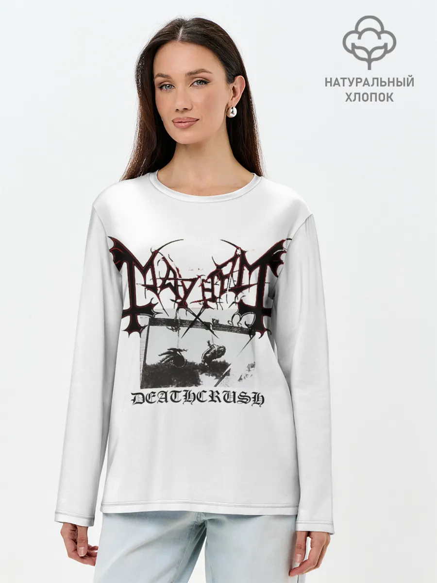 Лонгслив женский. Хлопок / Mayhem