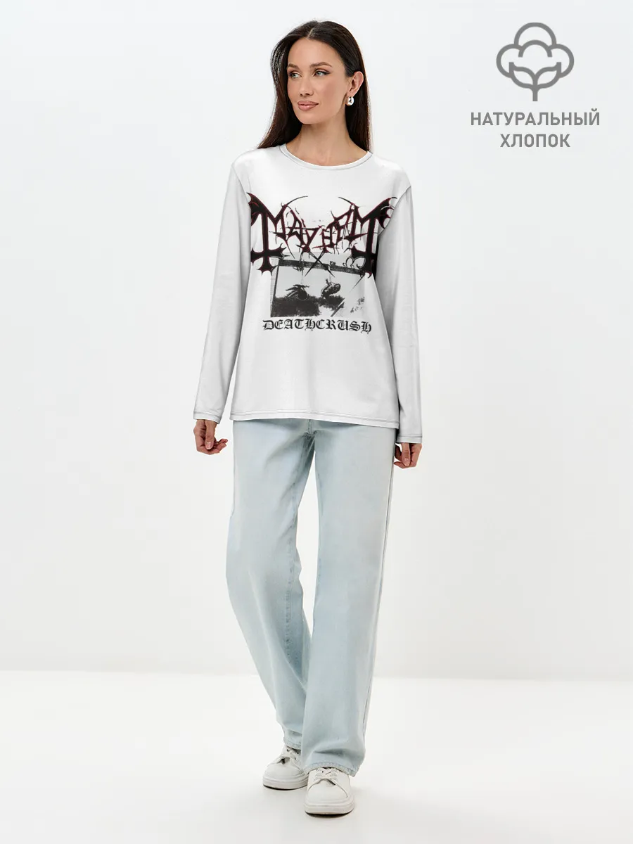 Лонгслив женский. Хлопок / Mayhem