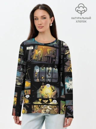 Лонгслив женский. Хлопок / LITTLE NIGHTMARES