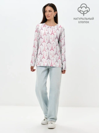 Лонгслив женский. Хлопок / Страна Любви