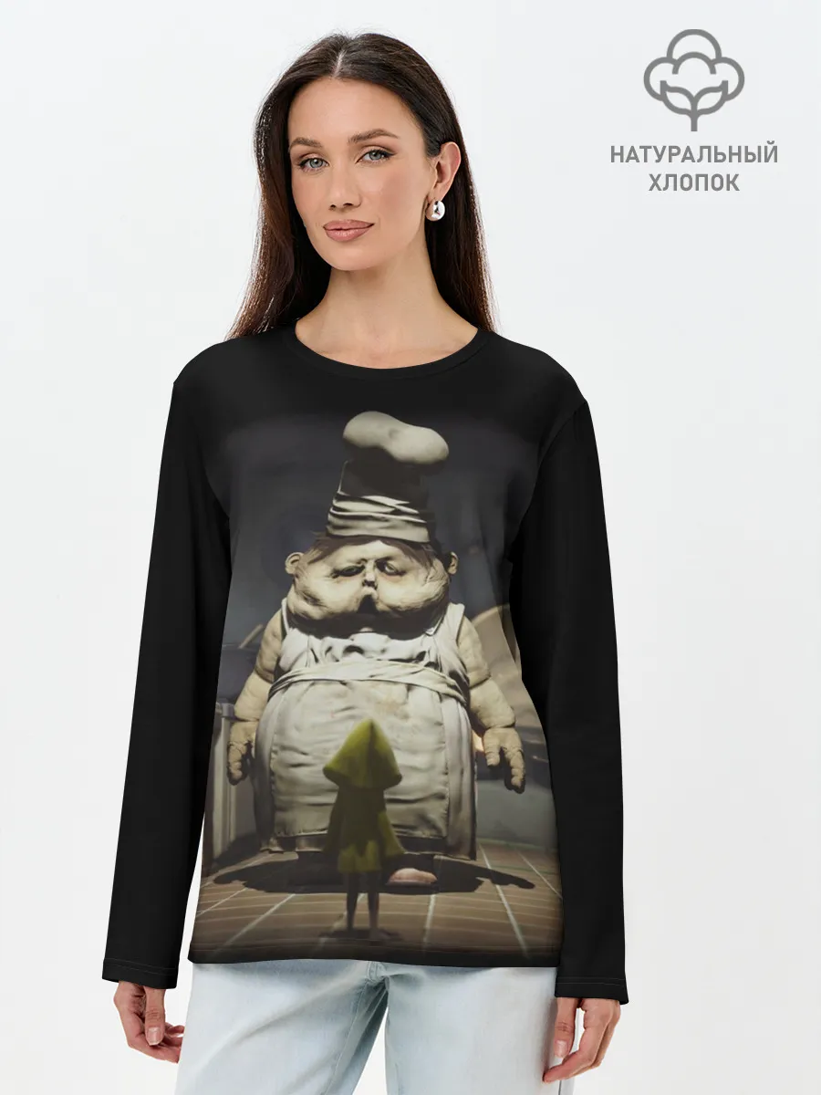 Лонгслив женский. Хлопок / Little Nightmares