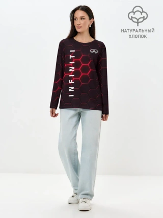 Лонгслив женский. Хлопок / Infiniti