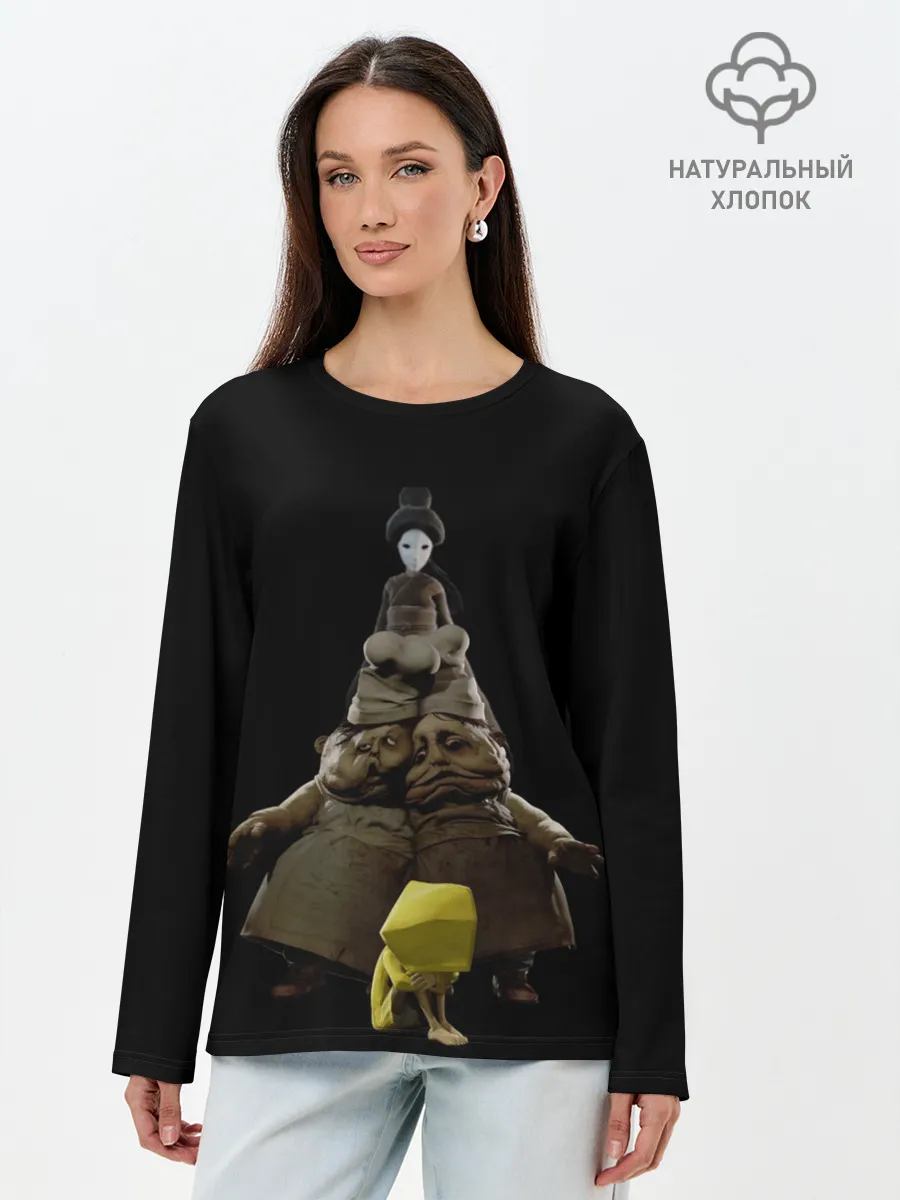 Лонгслив женский. Хлопок / Little Nightmares Повар