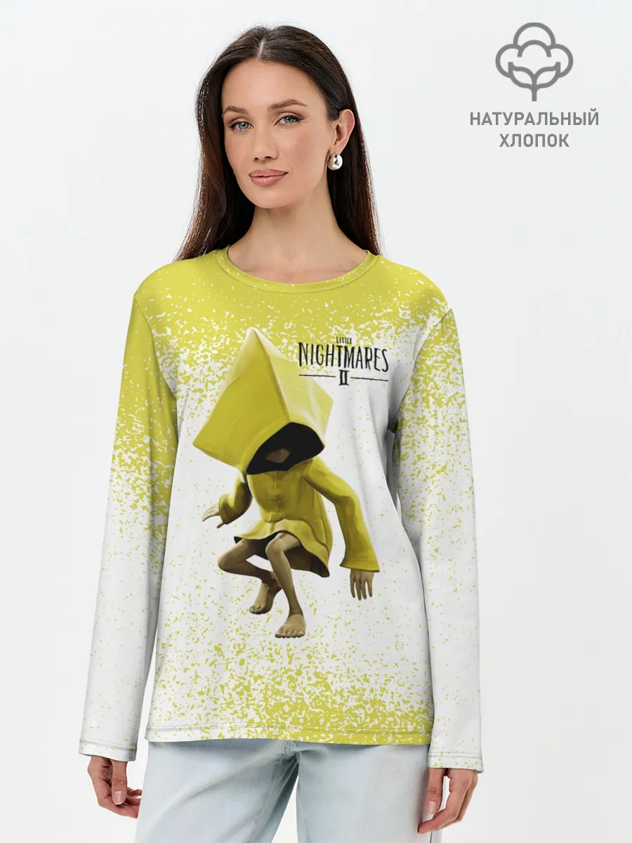Лонгслив женский. Хлопок / Маленькие кошмары