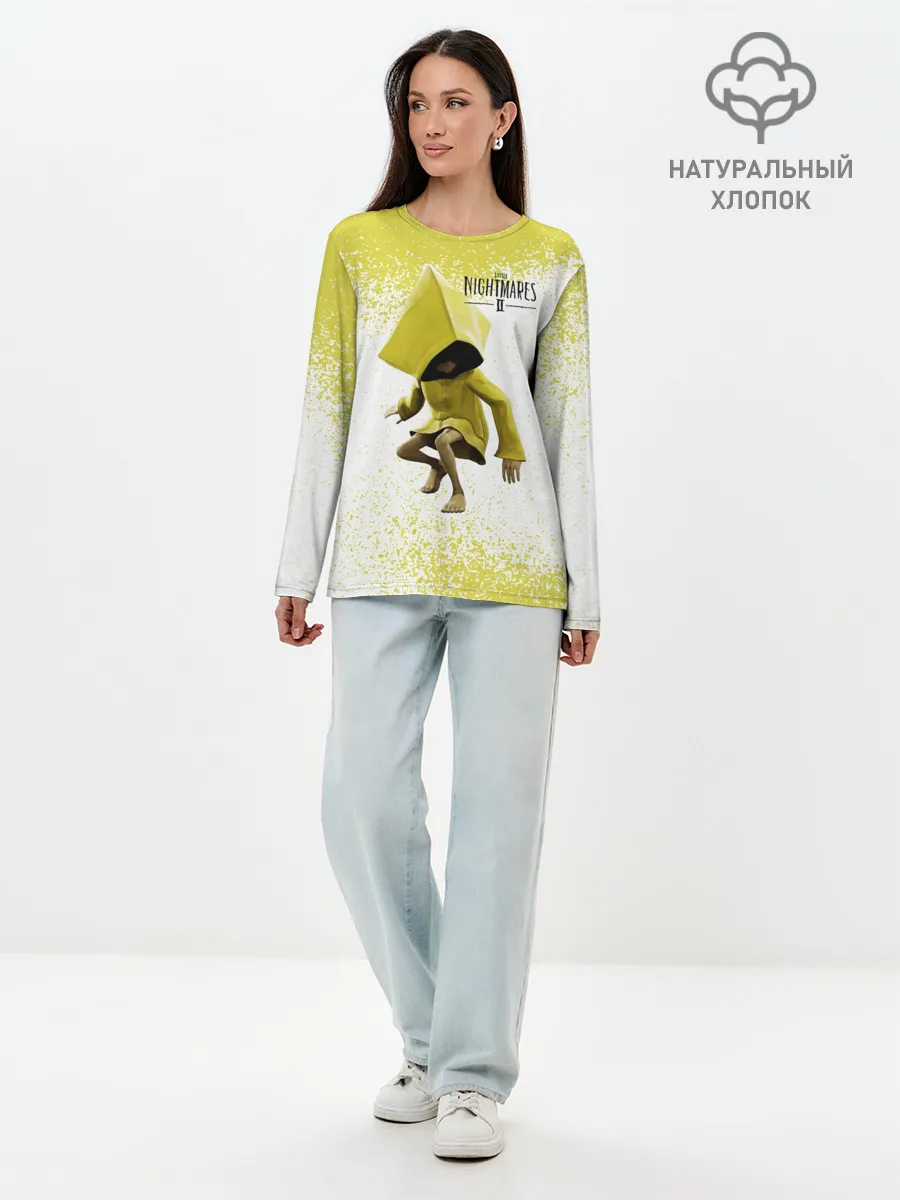 Лонгслив женский. Хлопок / Маленькие кошмары