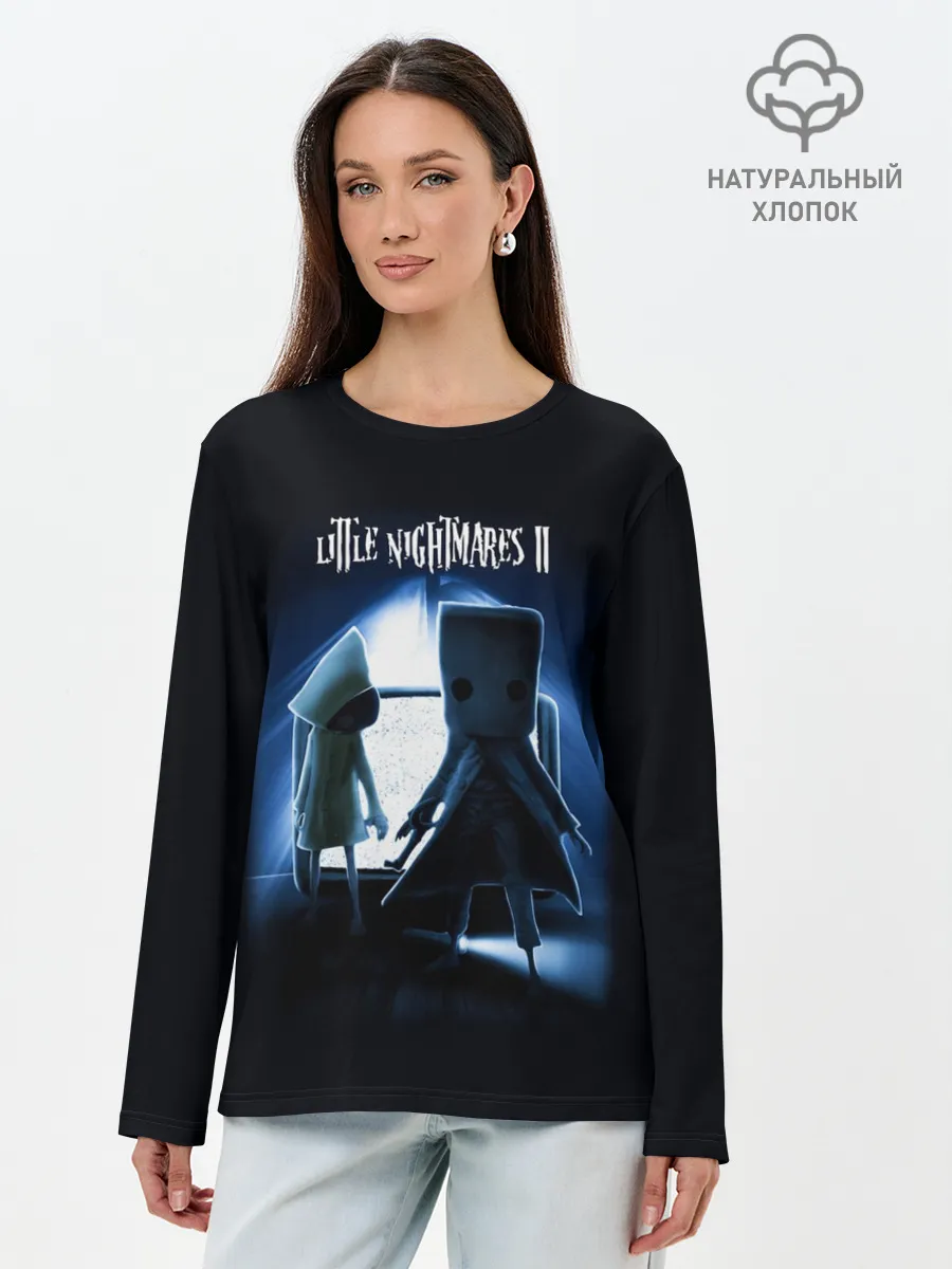 Лонгслив женский. Хлопок / Моно и Шестая