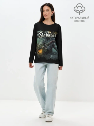 Лонгслив женский. Хлопок / SABATON
