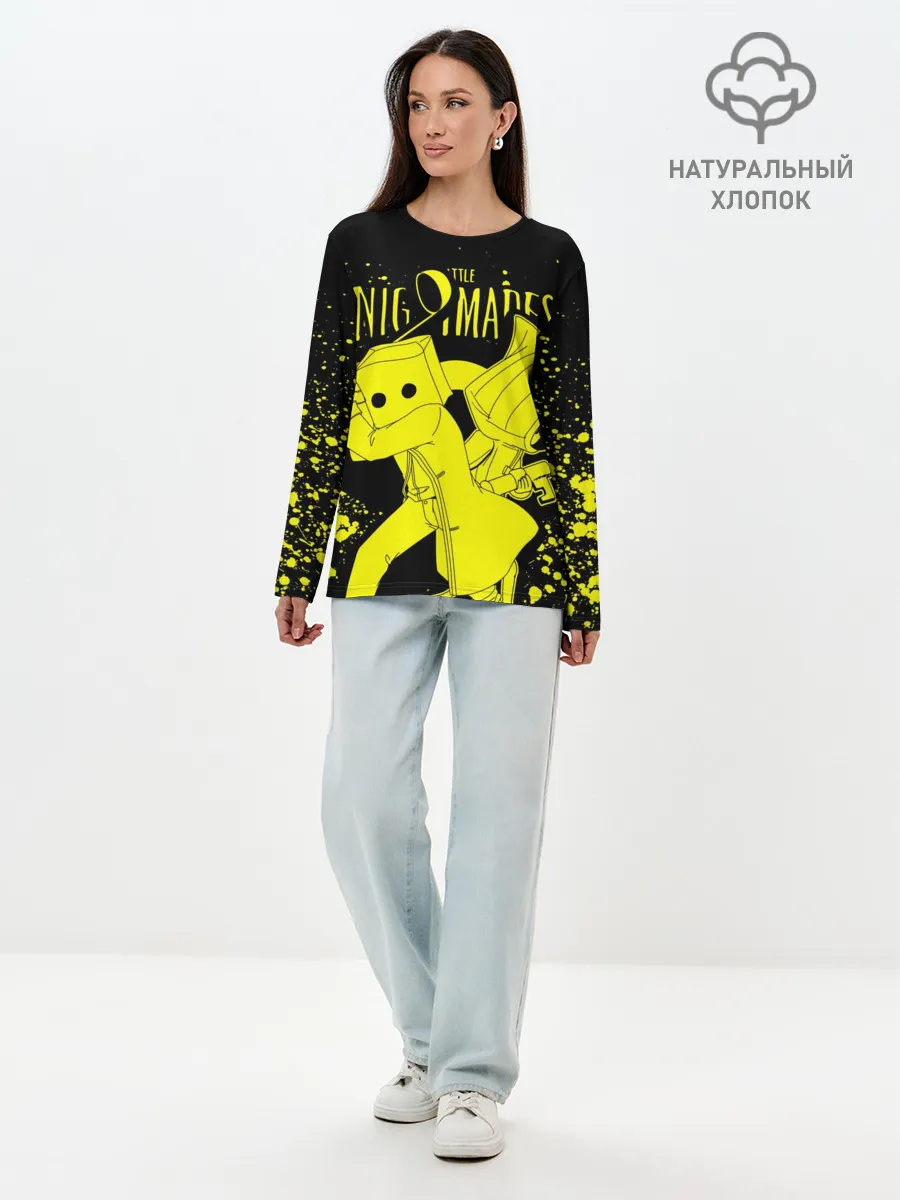 Лонгслив женский. Хлопок / LITTLE NIGHTMARES 2
