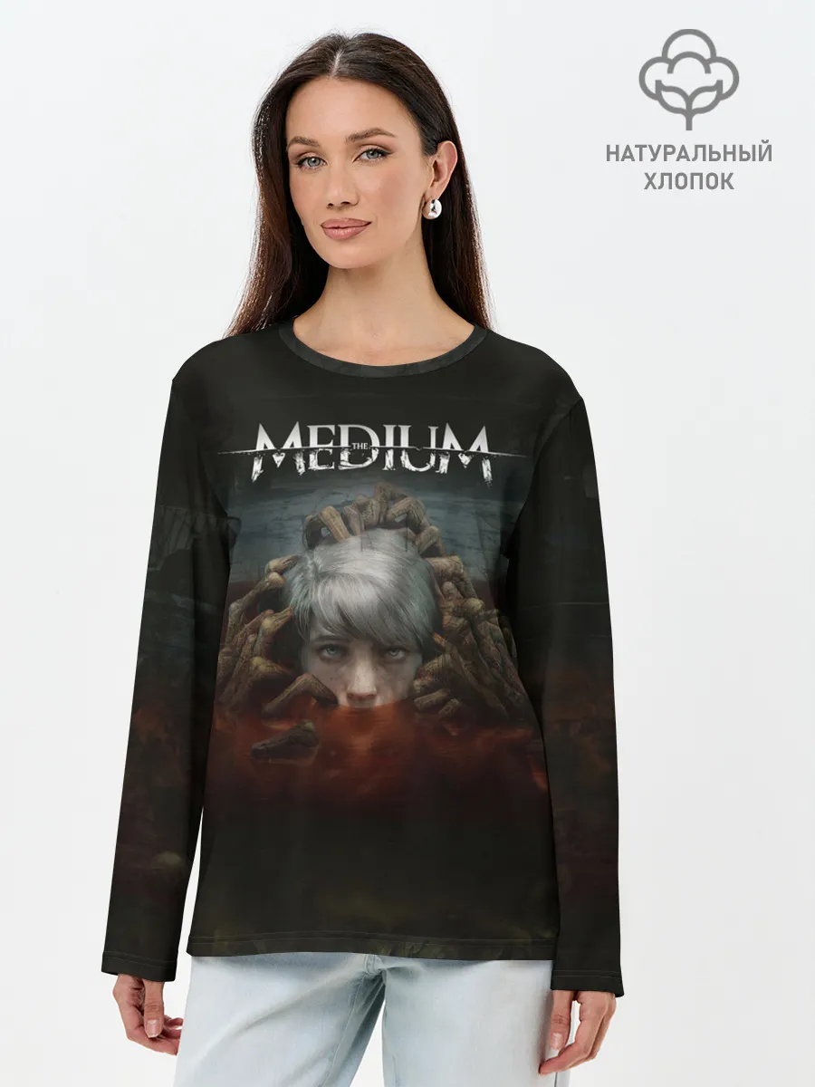 Лонгслив женский. Хлопок / The Medium