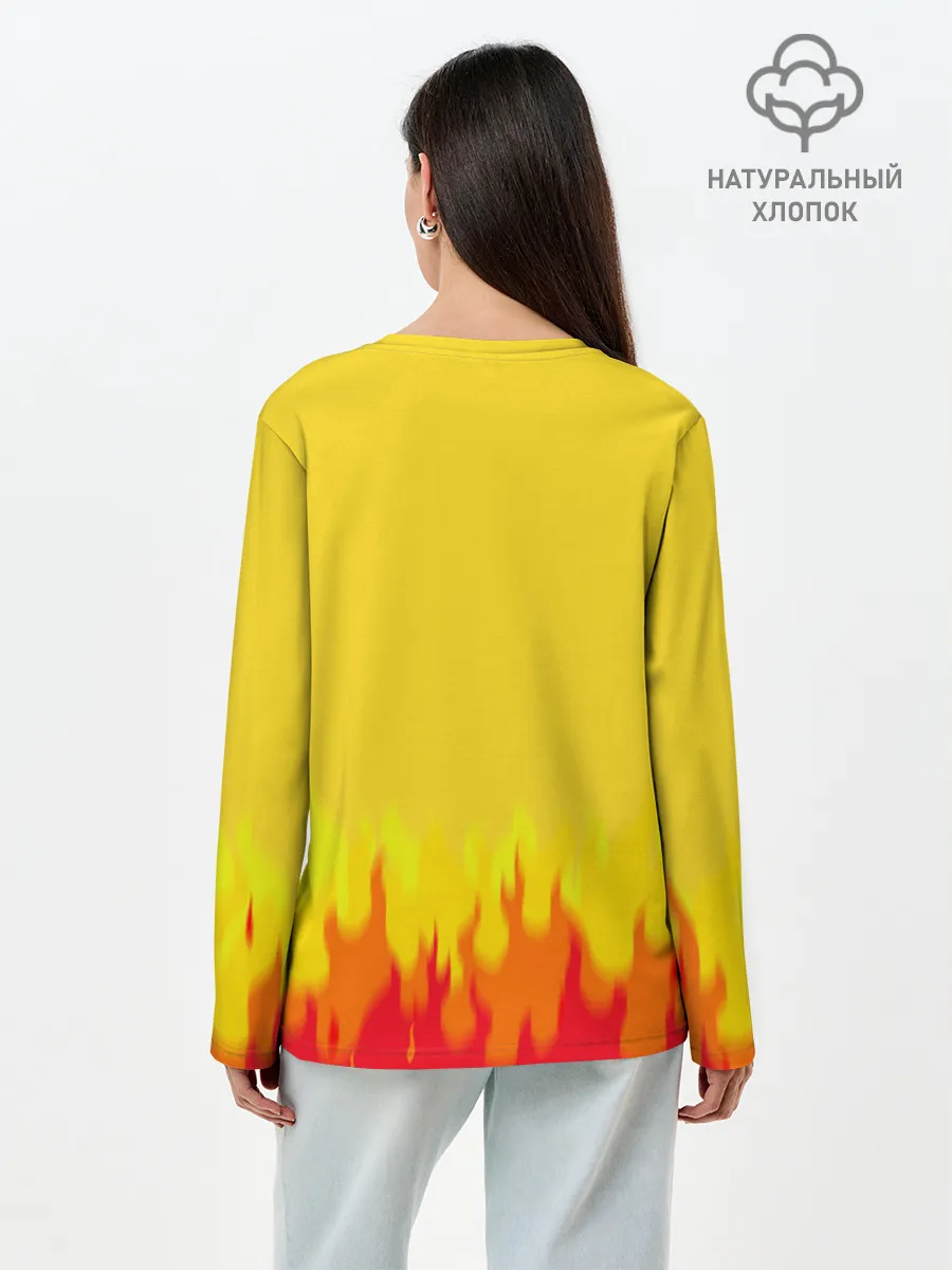 Лонгслив женский. Хлопок / Джудас Прист: Бог металла.