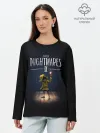 Лонгслив женский. Хлопок / Little Nightmares 2 пламя