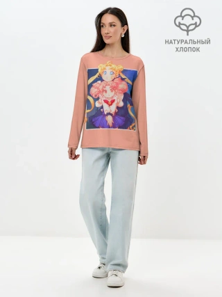 Лонгслив женский. Хлопок / Sailor Moon | Сейлор Мун