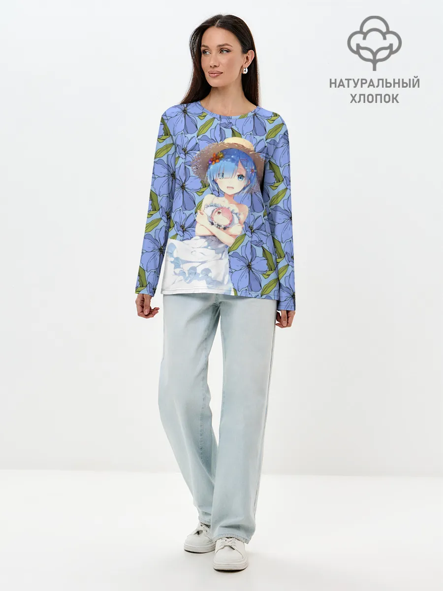 Лонгслив женский. Хлопок / Re: Zero – жизнь с нуля