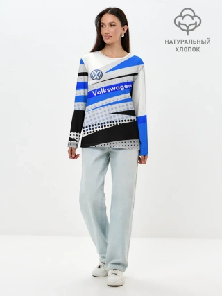 Лонгслив женский. Хлопок / Volkswagen