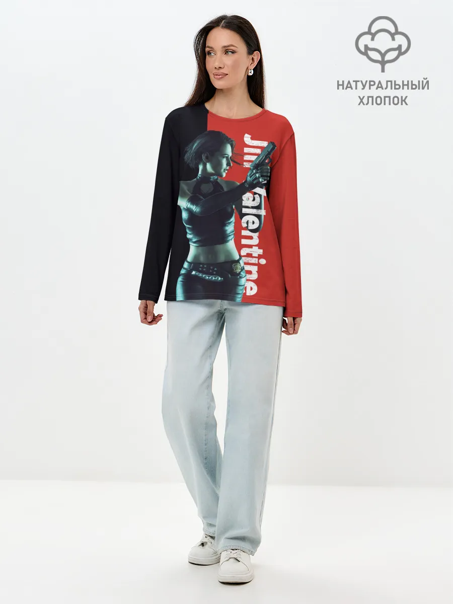 Лонгслив женский. Хлопок / RE3 | Jill Valentine