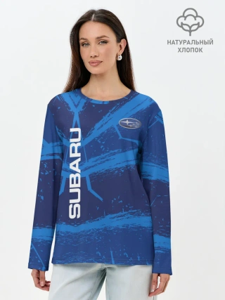 Лонгслив женский. Хлопок / Subaru