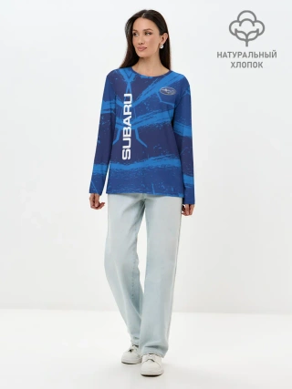 Лонгслив женский. Хлопок / Subaru