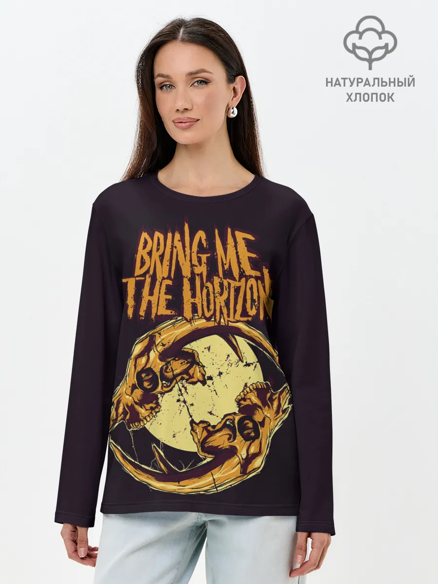 Лонгслив женский. Хлопок / BRING ME THE HORIZON