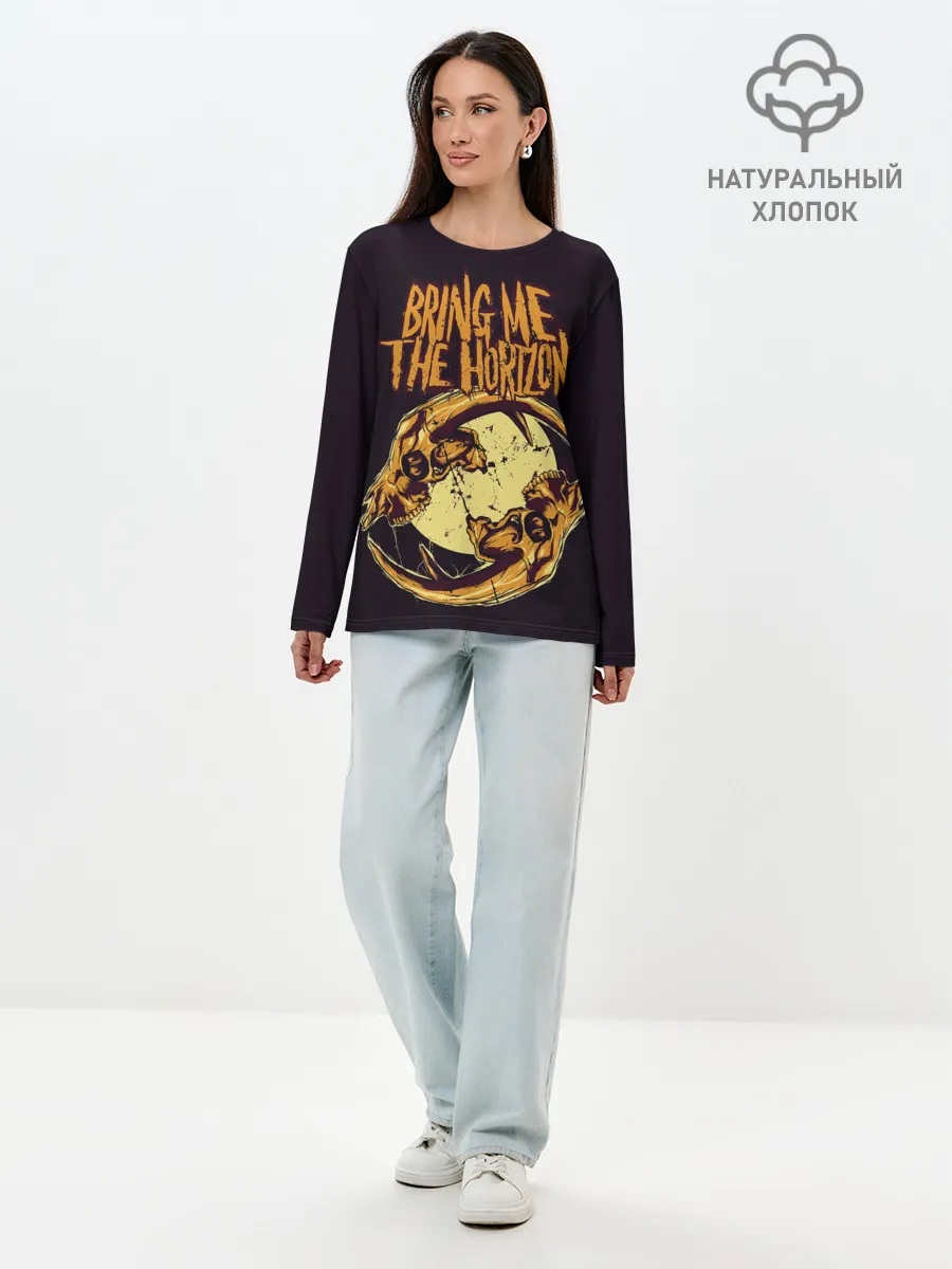 Лонгслив женский. Хлопок / BRING ME THE HORIZON