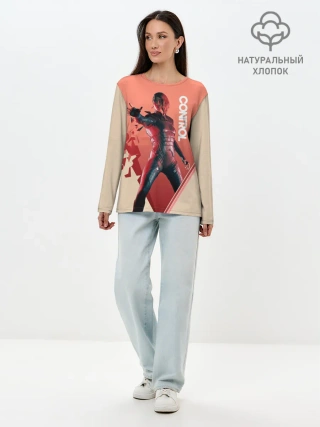 Лонгслив женский. Хлопок / Control | Jesse Фейден