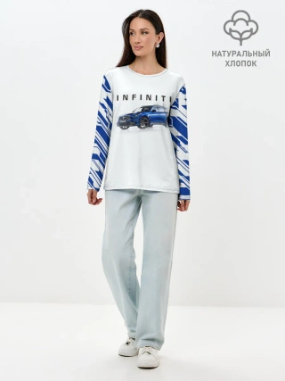 Лонгслив женский. Хлопок / Infinity | Инфинити