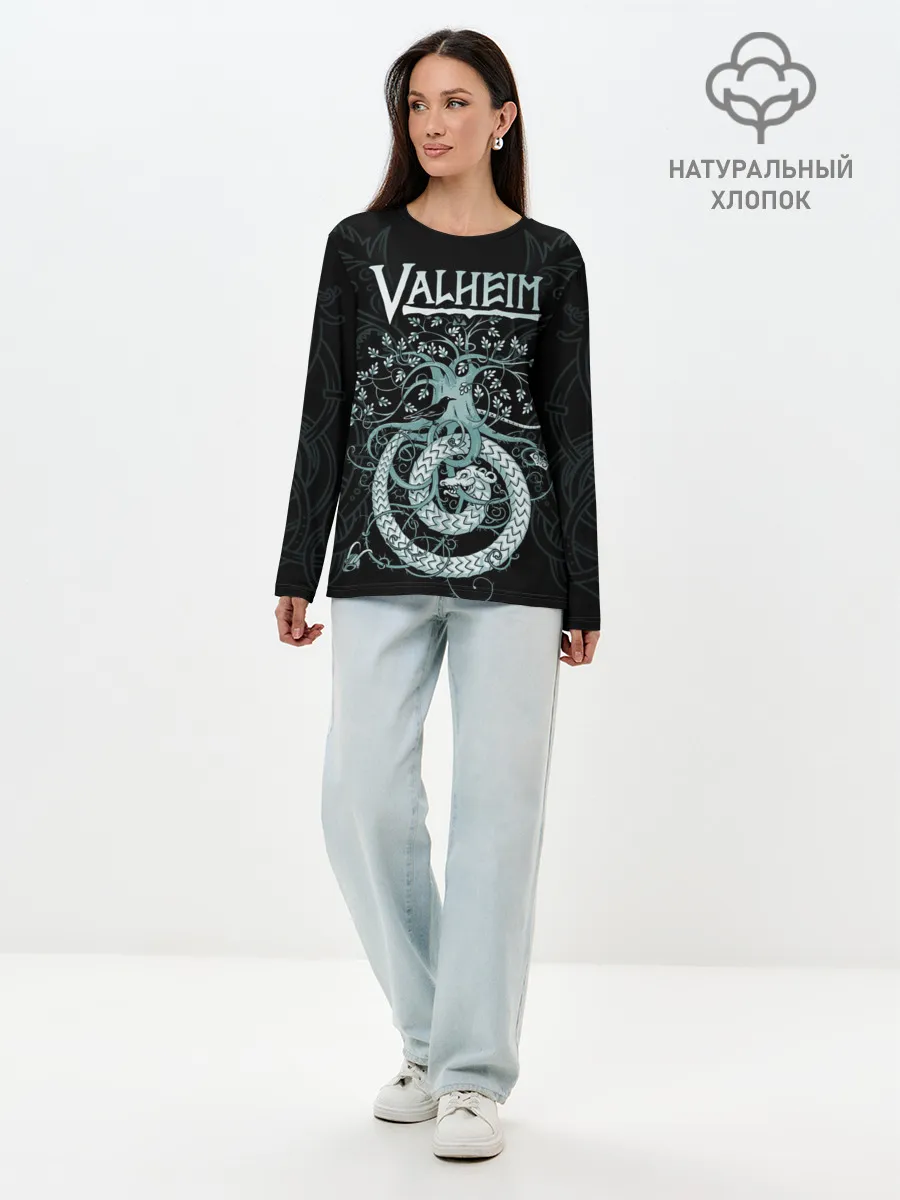 Лонгслив женский. Хлопок / Valheim