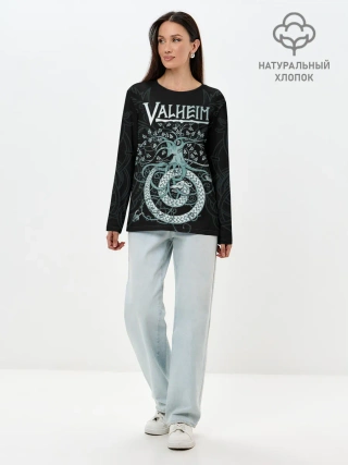 Лонгслив женский. Хлопок / Valheim