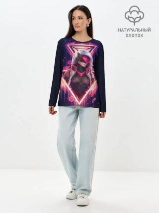 Лонгслив женский. Хлопок / Project | Katarina