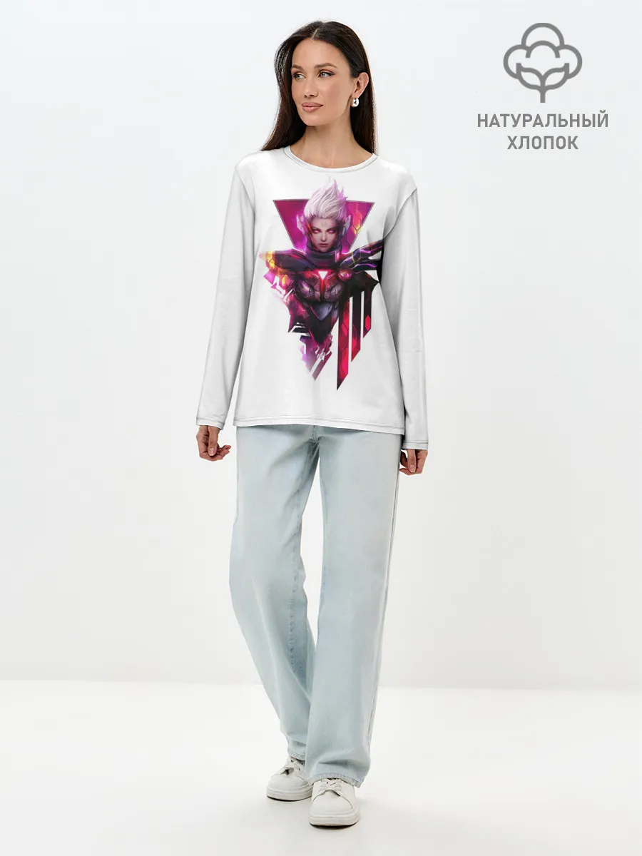 Лонгслив женский. Хлопок / Project | Fiora