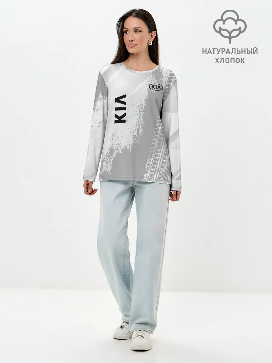 Лонгслив женский. Хлопок / Kia