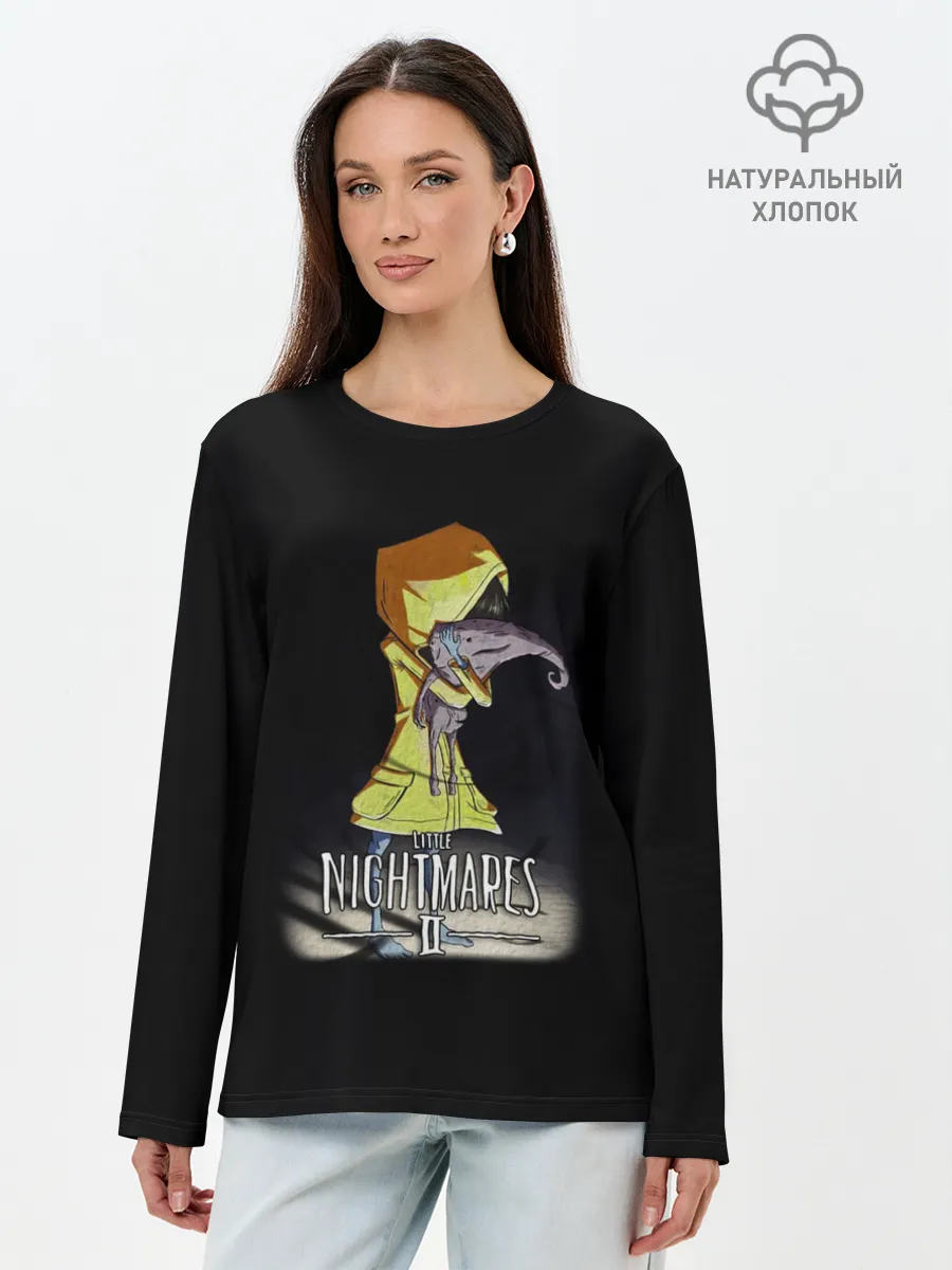 Лонгслив женский. Хлопок / Шестая и номы