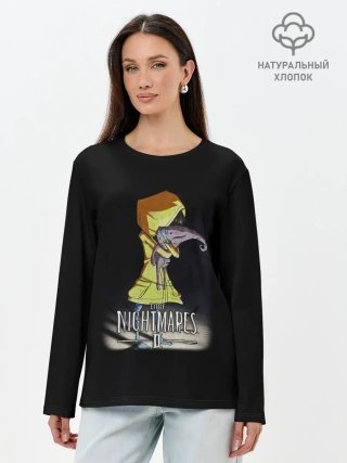 Лонгслив женский. Хлопок / Шестая и номы