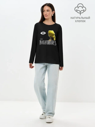 Лонгслив женский. Хлопок / Little Nightmares 2 шестая