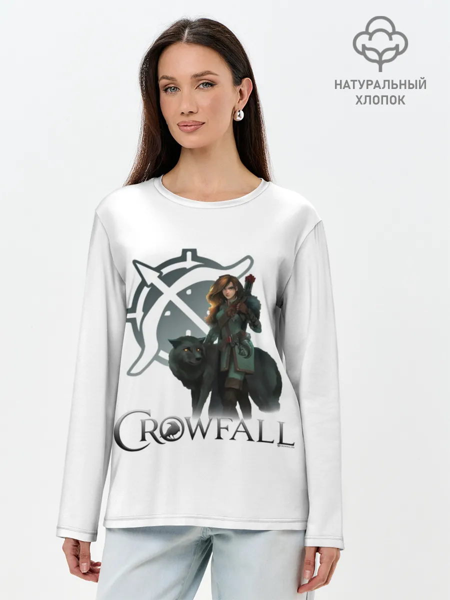 Лонгслив женский. Хлопок / Crowfall | Ranger