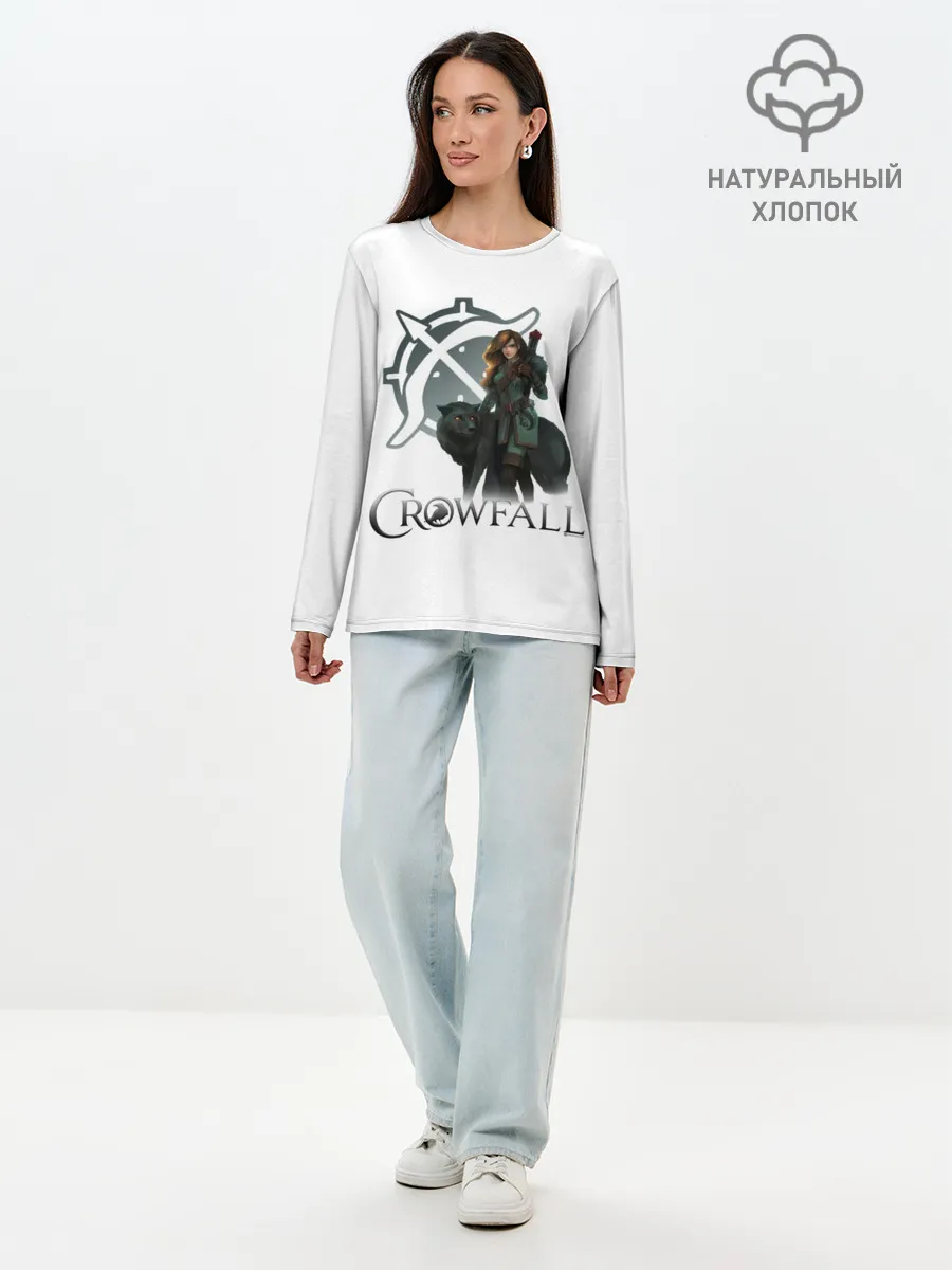 Лонгслив женский. Хлопок / Crowfall | Ranger