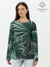 Лонгслив женский. Хлопок / Папоротник